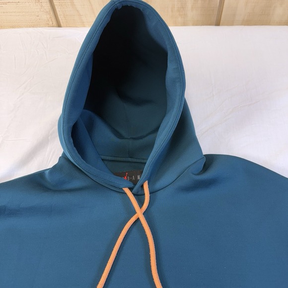 Air Jordan pullover hoodie size medium Tiel Dark Green Heavy Weight. Lettering - Picture 10 of 16